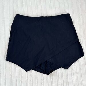 Black Wrap Skort Size S
